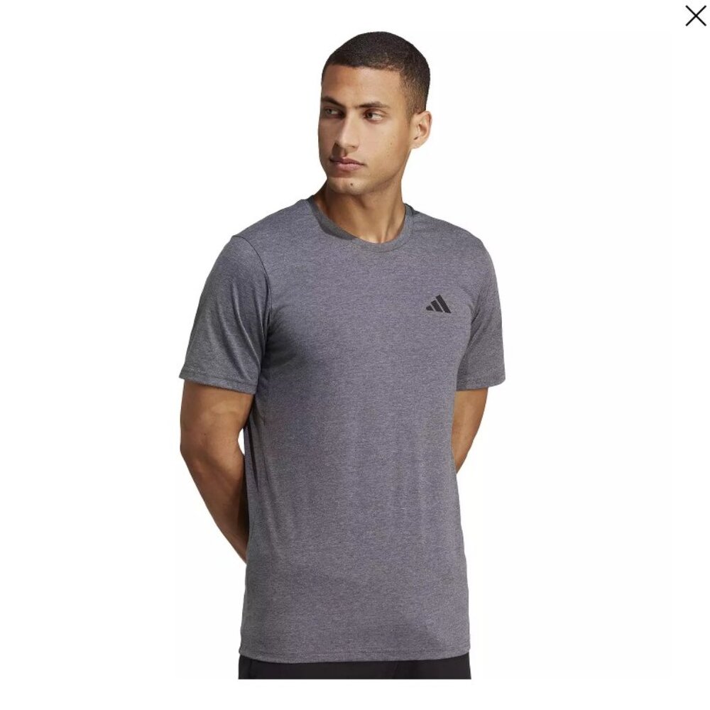 NWT Adidas Training Essentials‎ Feel Ready Tee Shirt Grey Large